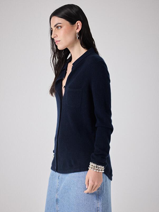 Notshy Chemise Cachemire Albertine Chemise Cachemire 2 Fils 12GG