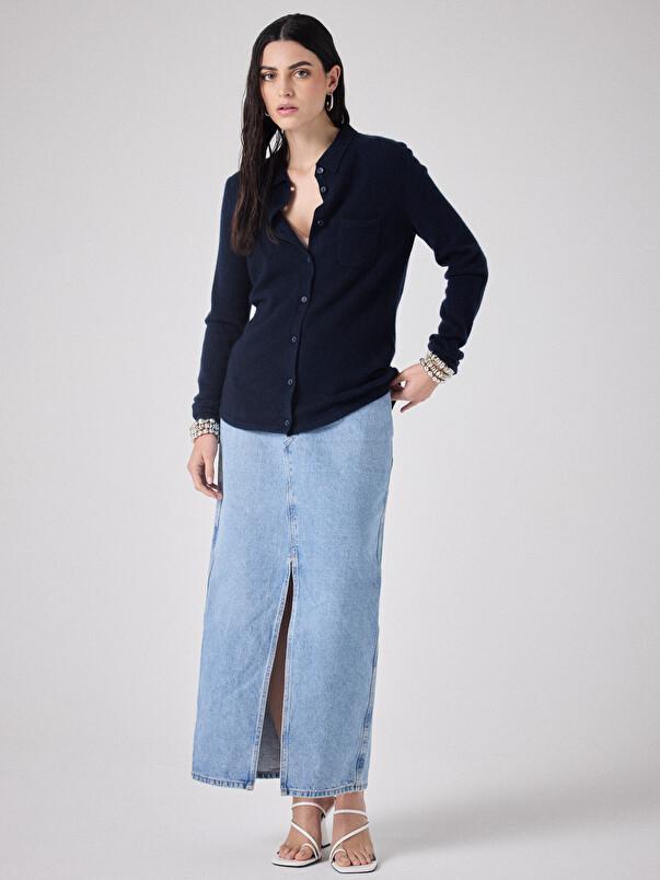 Notshy Chemise Cachemire Albertine Chemise Cachemire 2 Fils 12GG