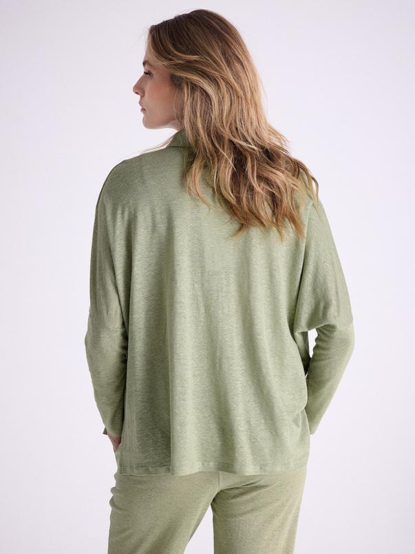 Notshy Chemise Poncho Lin Serena Chemise Jersey De Lin