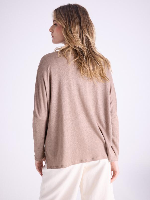 Notshy Chemise Poncho Lin Serena Chemise Jersey De Lin