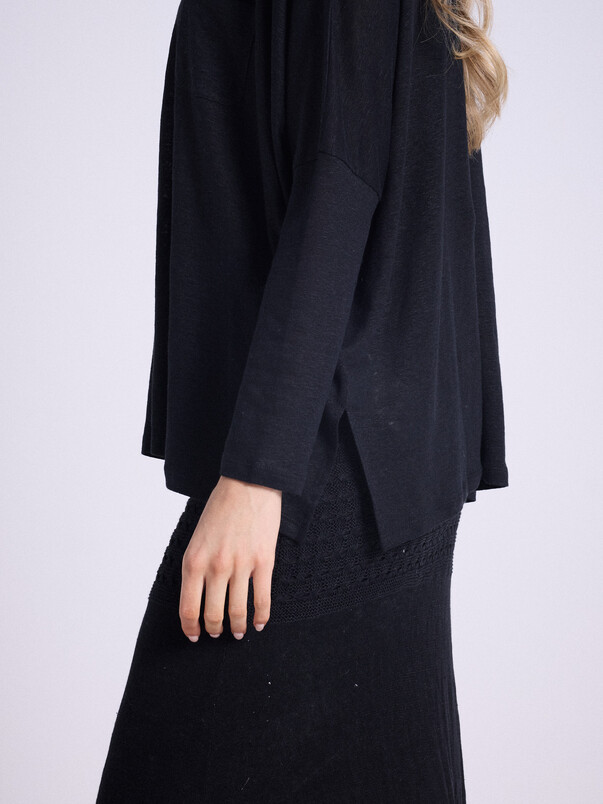 Notshy Chemise Poncho Lin Serena Chemise Jersey De Lin