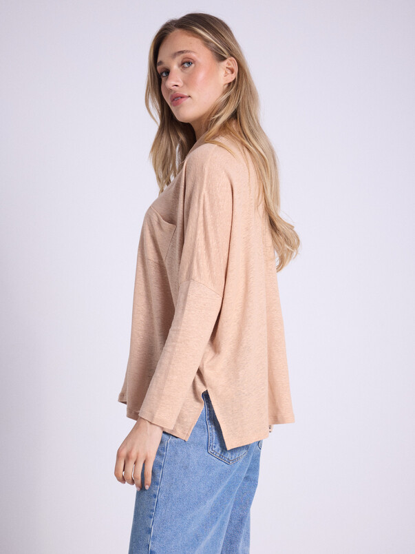 Notshy Chemise Poncho Lin Serena Chemise Jersey De Lin