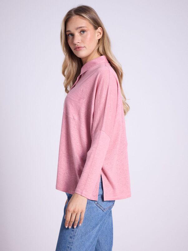 Notshy Chemise Poncho Lin Serena Chemise Jersey De Lin