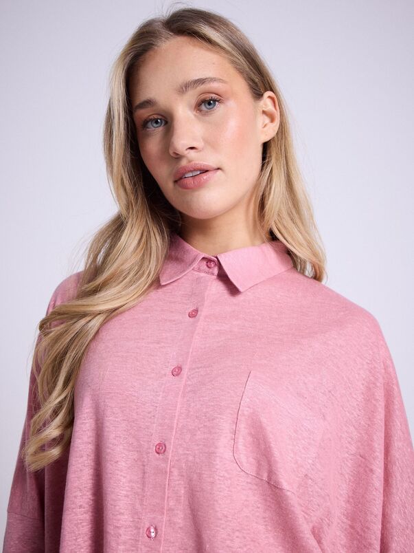 notshy Chemise poncho lin Serena Chemise jersey de lin