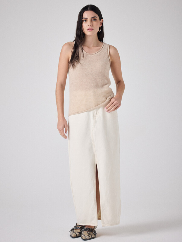 Notshy Débardeur Cachemire Light Persee Débardeur Cachemire 2 Fils Jauge 9