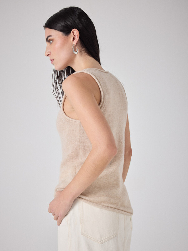 Notshy Débardeur Cachemire Light Persee Débardeur Cachemire 2 Fils Jauge 9