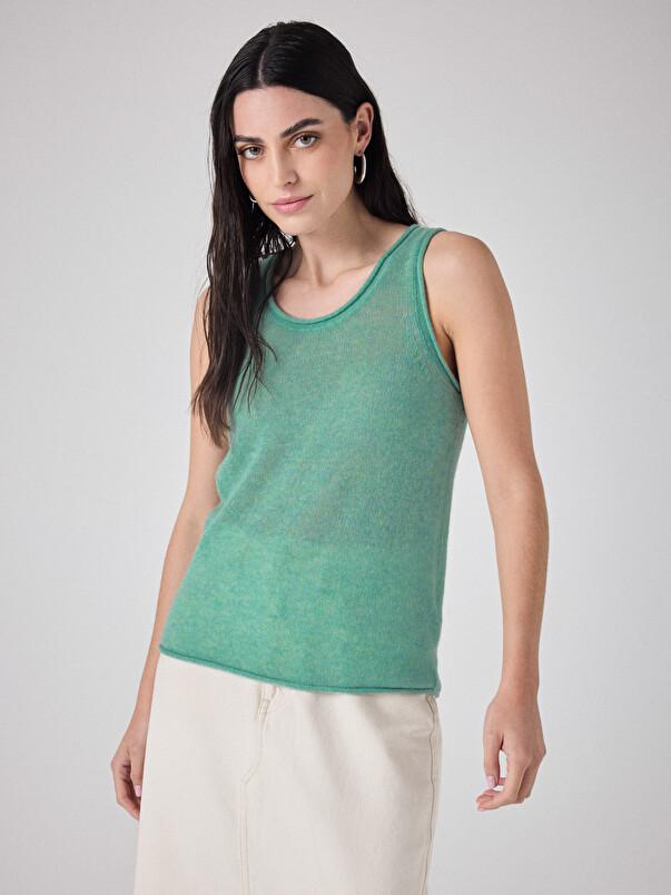 Notshy Débardeur Cachemire Light Persee Débardeur Cachemire 2 Fils Jauge 9