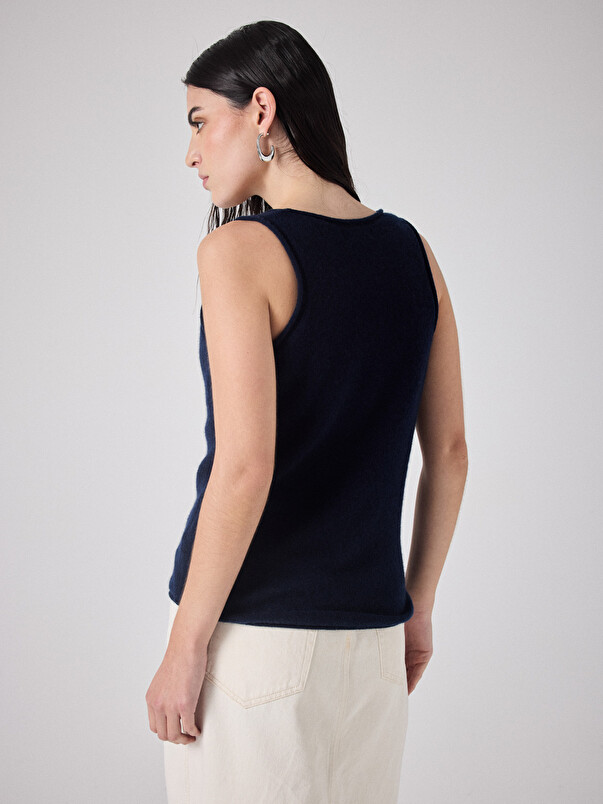 Notshy Débardeur Cachemire Light Persee Débardeur Cachemire 2 Fils Jauge 9