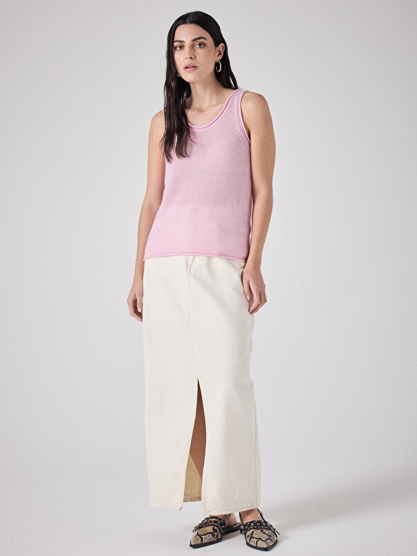 Notshy Débardeur Cachemire Light Persee Débardeur Cachemire 2 Fils Jauge 9