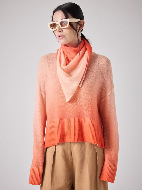 Notshy Echarpe Cachemire Light Heria Echarpe Cachemire 2 Fils Jauge 9