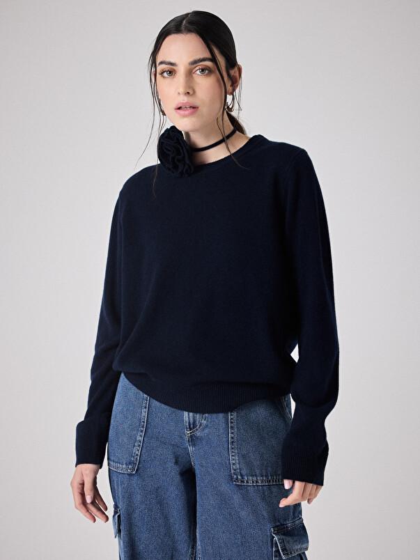 Notshy Fleur Cachemire Paloma Accessoire Cachemire 2 Fils Jauge 12