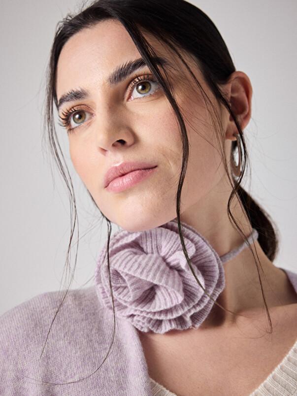 Notshy Fleur Cachemire Paloma Accessoire Cachemire 2 Fils Jauge 12