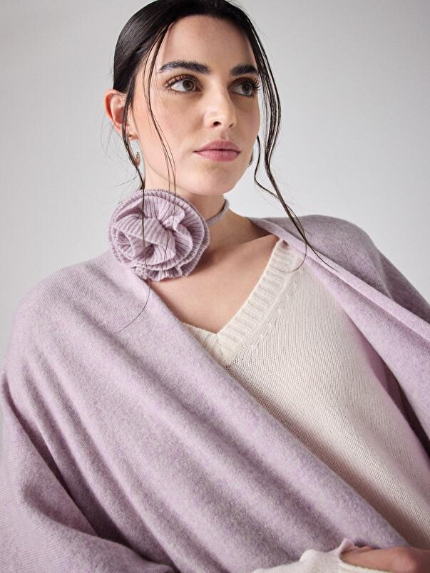 Notshy Fleur Cachemire Paloma Accessoire Cachemire 2 Fils Jauge 12