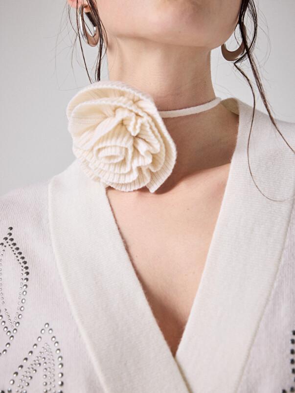 notshy Fleur cachemire Paloma Accessoire cachemire 2 fils jauge 12