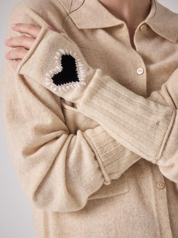 notshy Mitaines cachemire Jules Paire de mitaines cachemire 2 fils 7GG