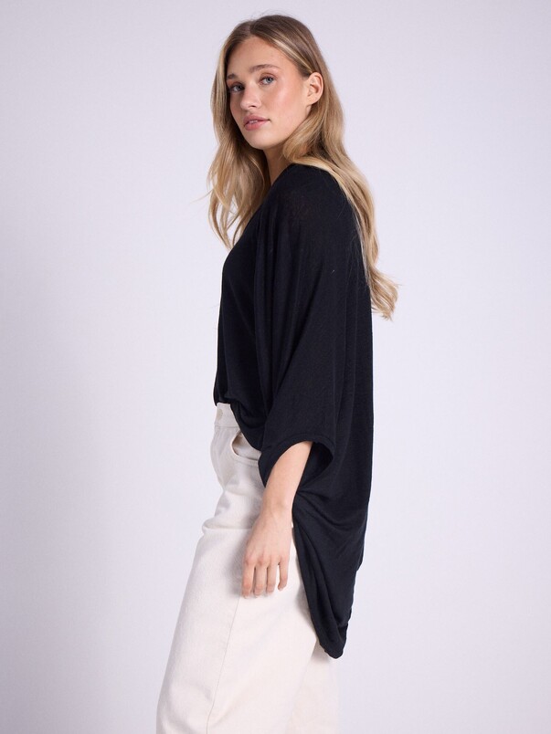 notshy Cape lin Mireille Cape jersey de lin