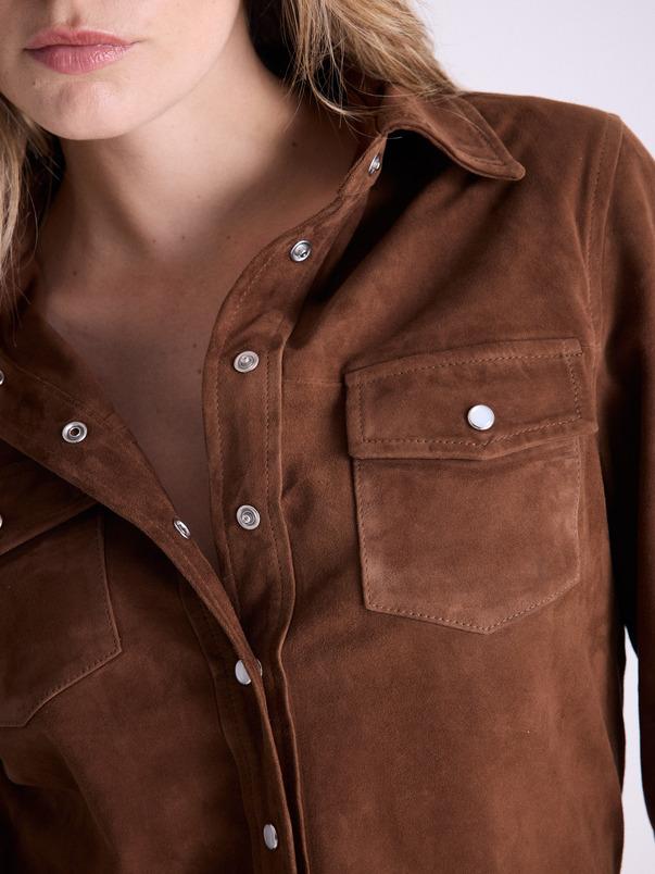 Notshy Chemise Cuir Olivia Chemise Cuir