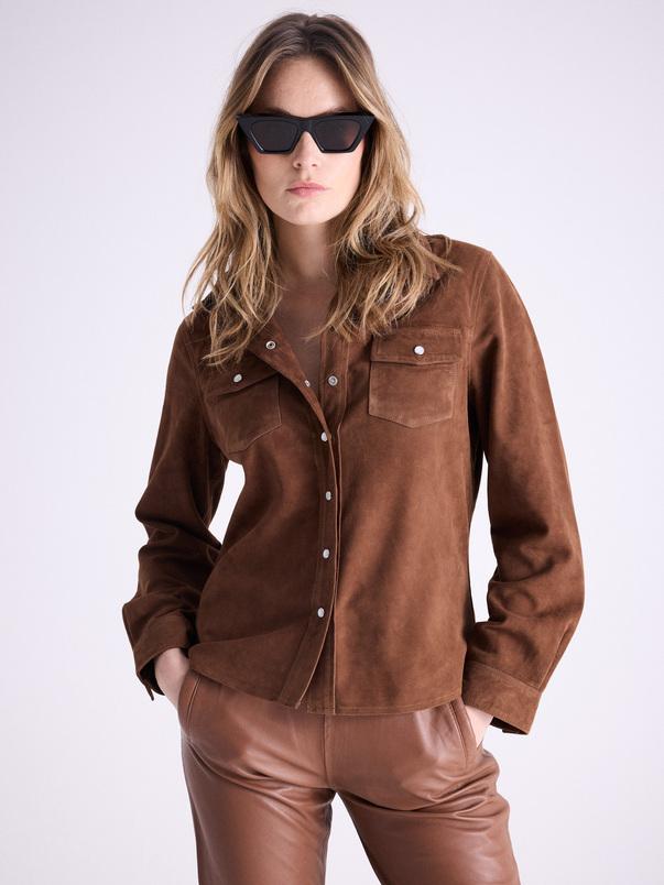 notshy Chemise cuir Olivia Chemise cuir