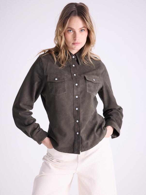 Notshy Chemise Cuir Olivia Chemise Cuir
