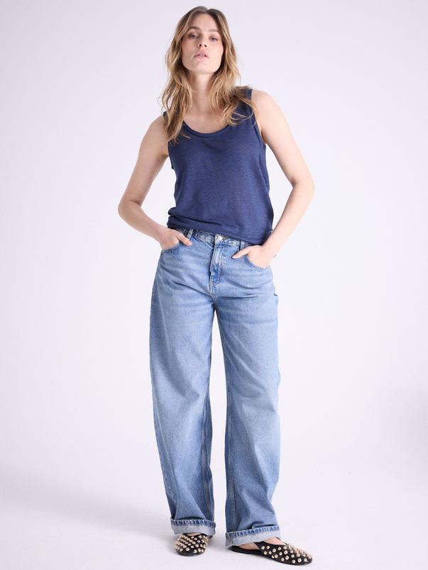 notshy Débardeur lin Yana Débardeur jersey de lin