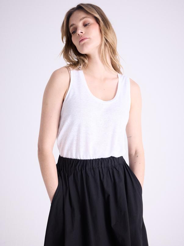 notshy Débardeur lin Yana Débardeur jersey de lin