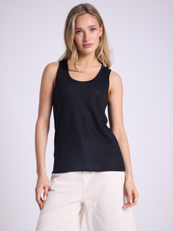 notshy Débardeur lin Yana Débardeur jersey de lin