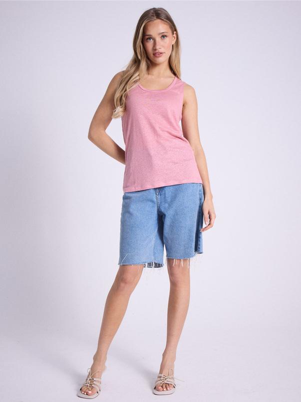 notshy Débardeur lin Yana Débardeur jersey de lin