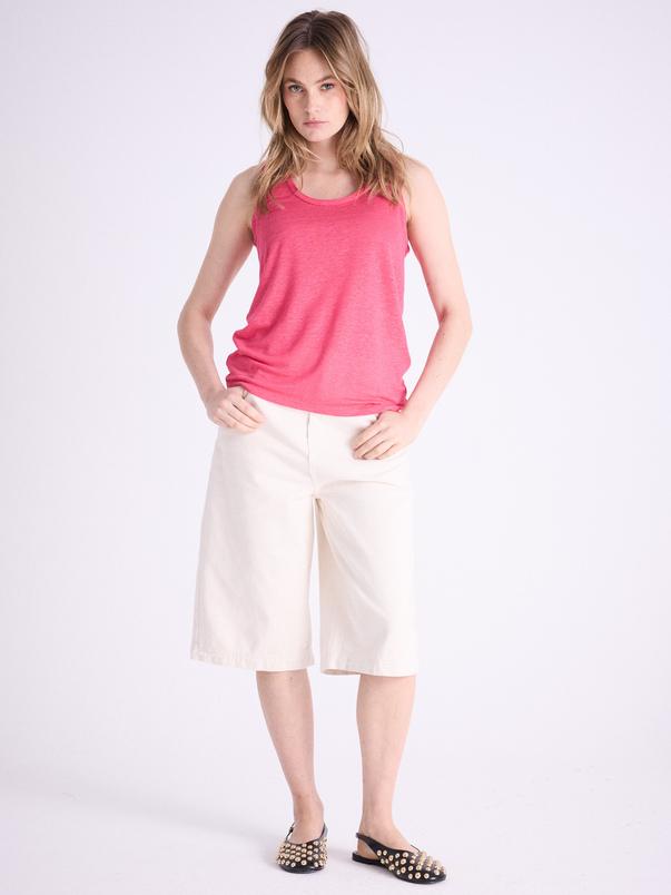 notshy Débardeur lin Yana Débardeur jersey de lin