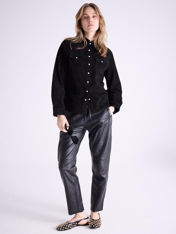 Notshy Pantalon Cuir Karl Pantalon Cuir