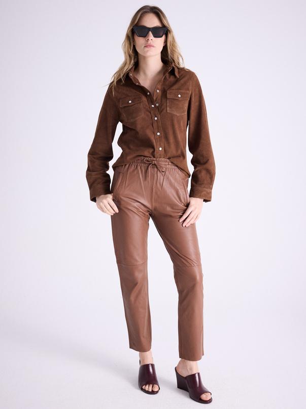 Notshy Pantalon Cuir Karl Pantalon Cuir