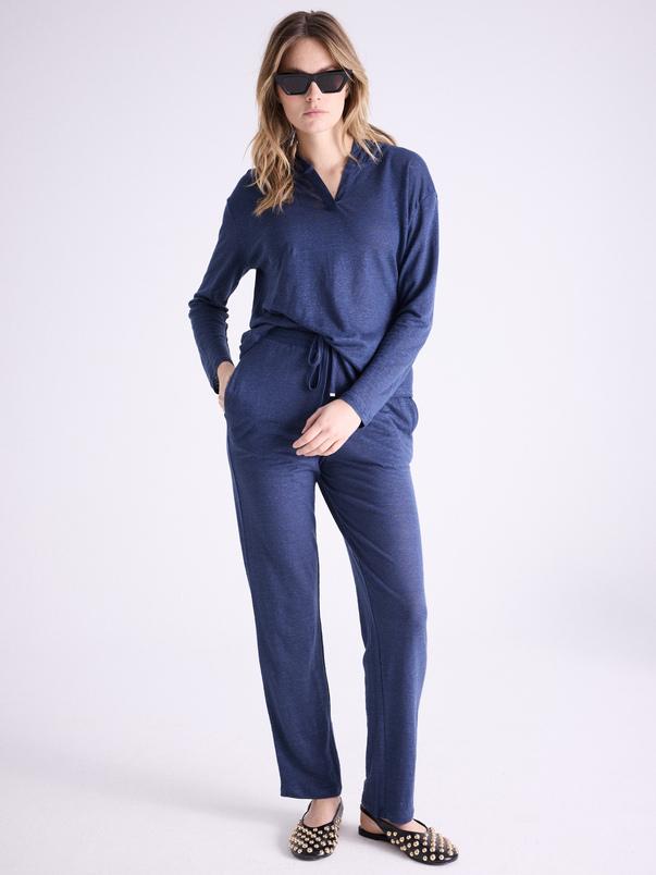 Notshy Pantalon Lin Meline Pantalon Jersey De Lin