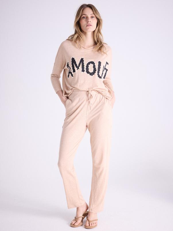 notshy Pantalon lin Meline Pantalon jersey de lin