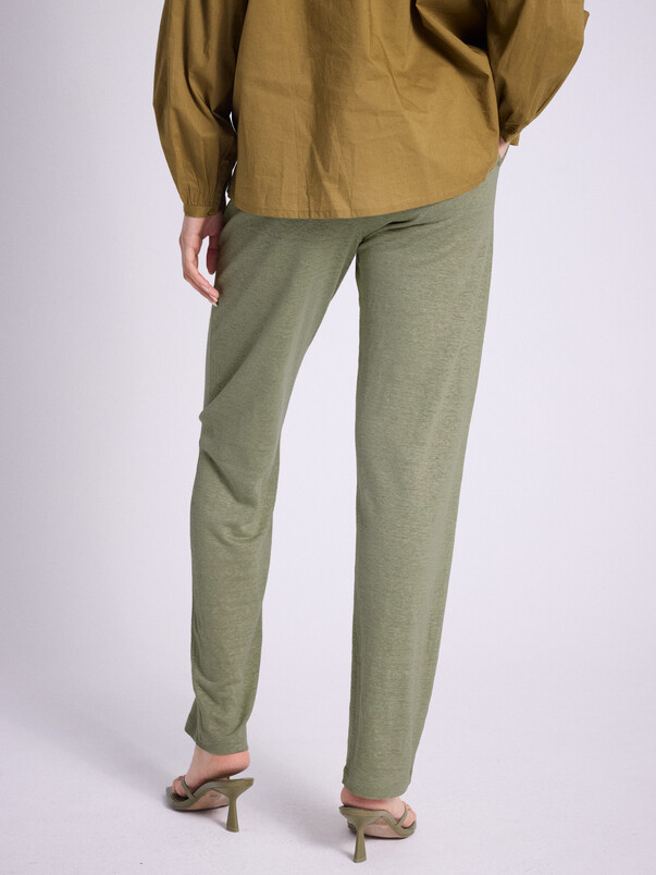 Notshy Pantalon Lin Meline Pantalon Jersey De Lin