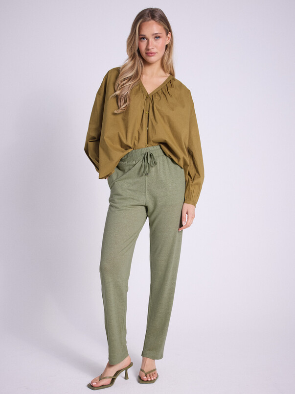 notshy Pantalon lin Meline Pantalon jersey de lin