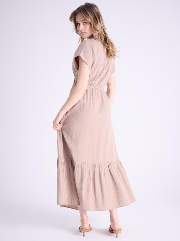 Notshy Robe Coton Soa Robe Double Gaze De Coton