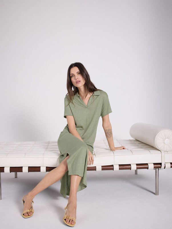 notshy Robe lin Orian Robe jersey de lin