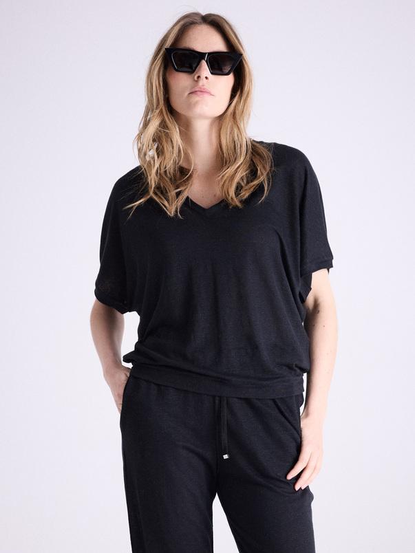 notshy T-shirt lin Sophia T-shirt jersey de lin