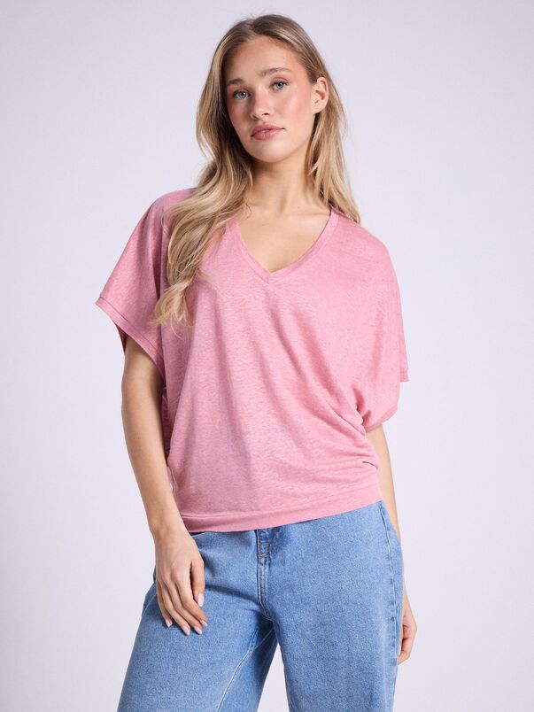 notshy T-shirt lin Sophia T-shirt jersey de lin