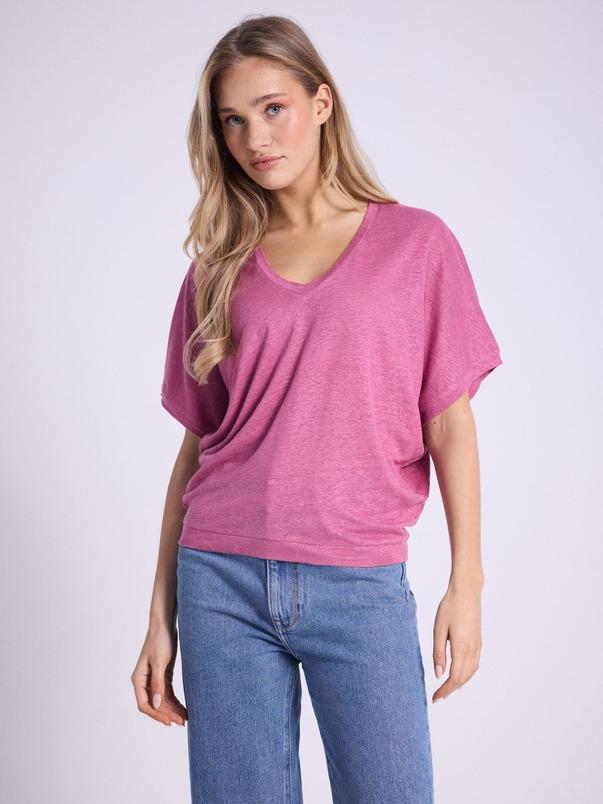 notshy T-shirt lin Sophia T-shirt jersey de lin