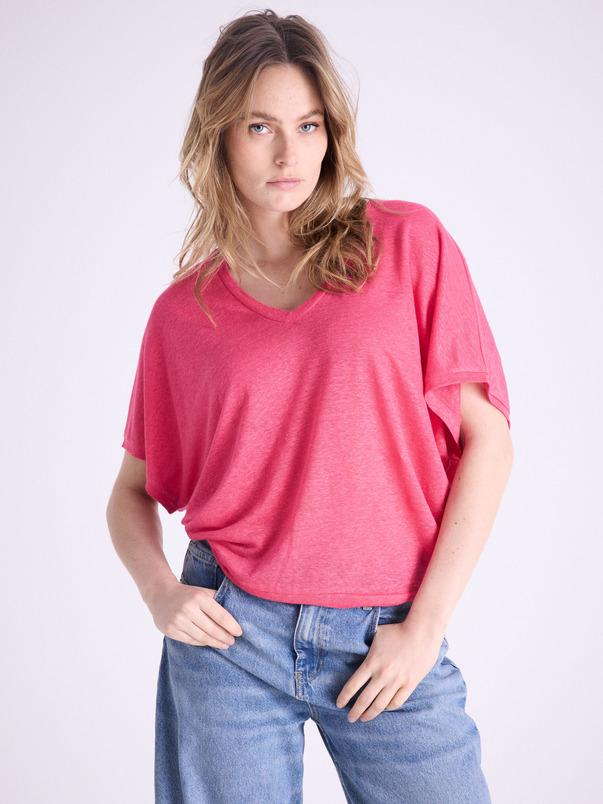 notshy T-shirt lin Sophia T-shirt jersey de lin