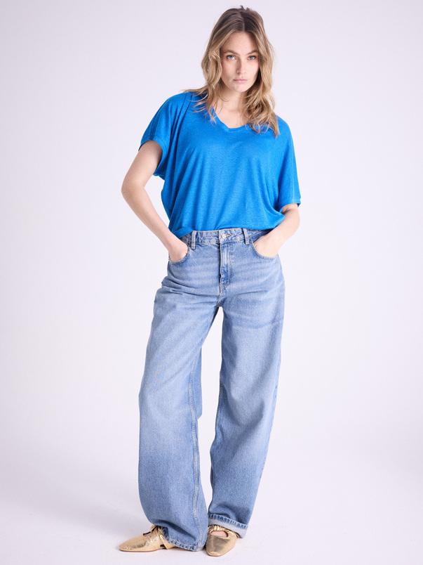 notshy T-shirt lin Sophia T-shirt jersey de lin