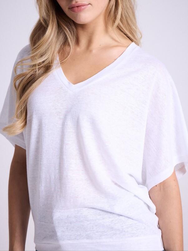 notshy T-shirt lin Sophia T-shirt jersey de lin