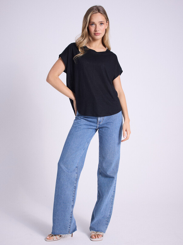 notshy T-shirt lin Zoe T-shirt jersey de lin