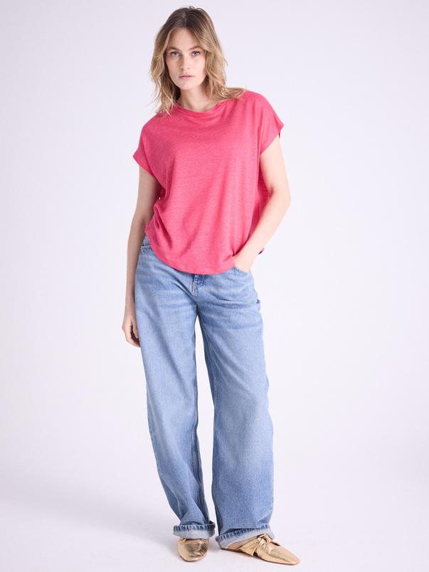 notshy T-shirt lin Zoe T-shirt jersey de lin