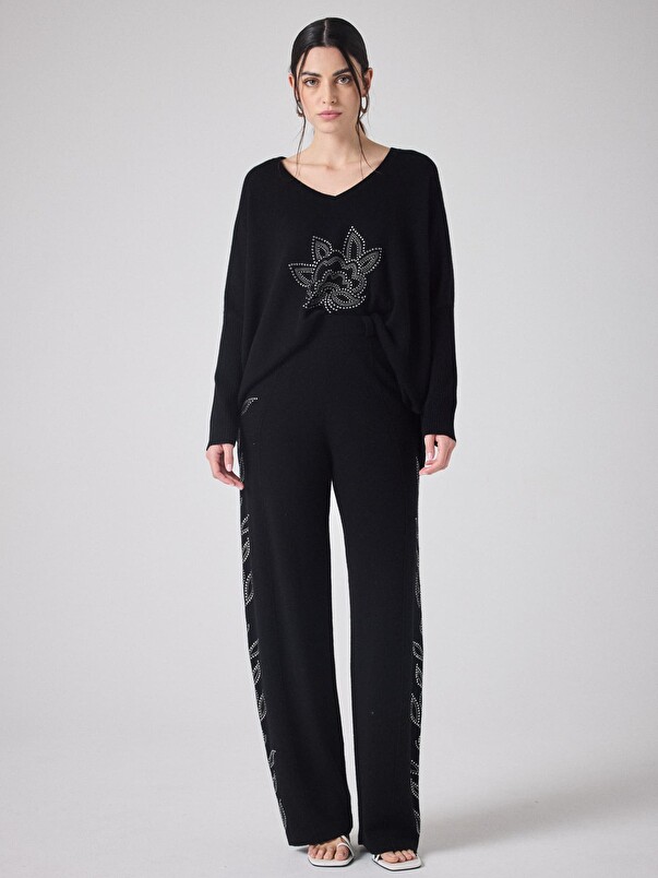 notshy Pantalon cachemire laine Helene Pantalon laine et cachemire jauge 12