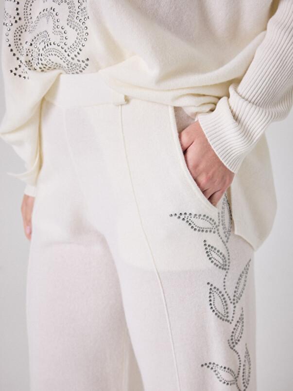 notshy Pantalon cachemire laine Helene Pantalon laine et cachemire jauge 12