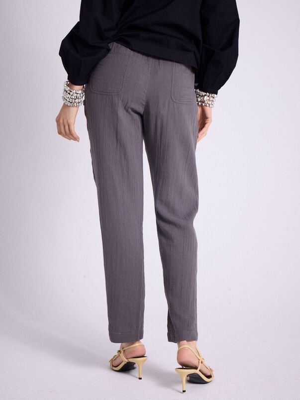 Notshy Pantalon Coton Monaco Pantalon Double Gaze Coton