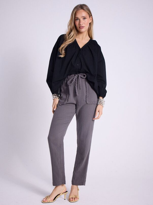 notshy Pantalon coton Monaco Pantalon double gaze coton notshy Pantalon coton Monaco Pantalon double gaze coton