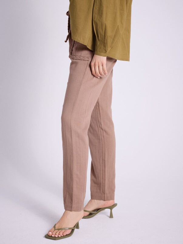 Notshy Pantalon Coton Monaco Pantalon Double Gaze Coton