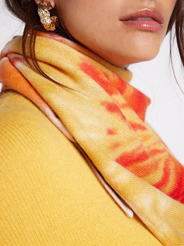 Notshy Petit Triangle Cachemire Josh Écharpe En Cachemire 2 Fils Jauge 12